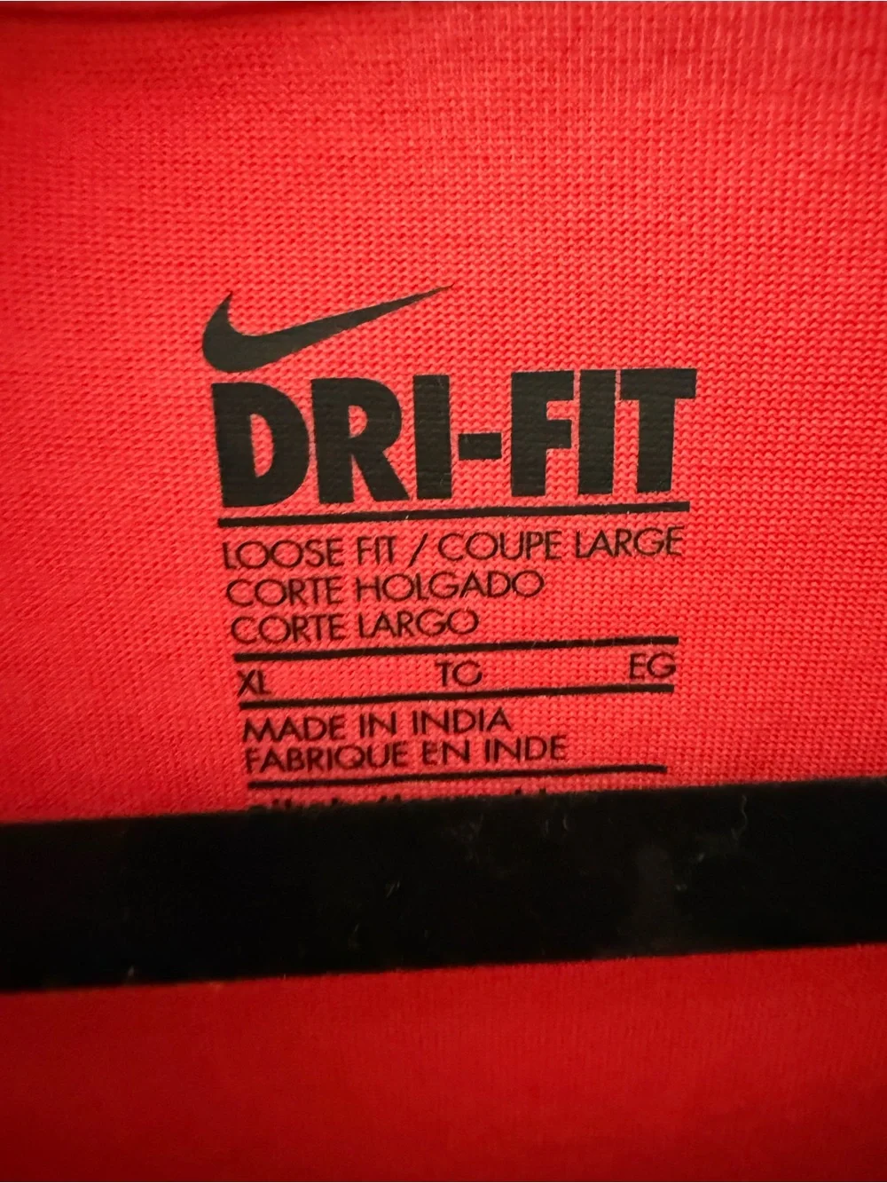 Nike Red Dri-FIT Women's Tank Top with White Logo